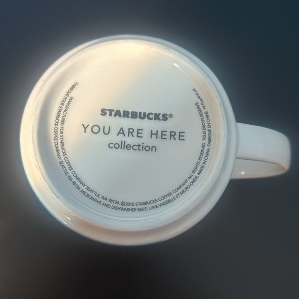 Starbucks Atlanta You Are Here Collection‎ Coffee Mug 14oz Blue Interior 2015 - Picture 4 of 4